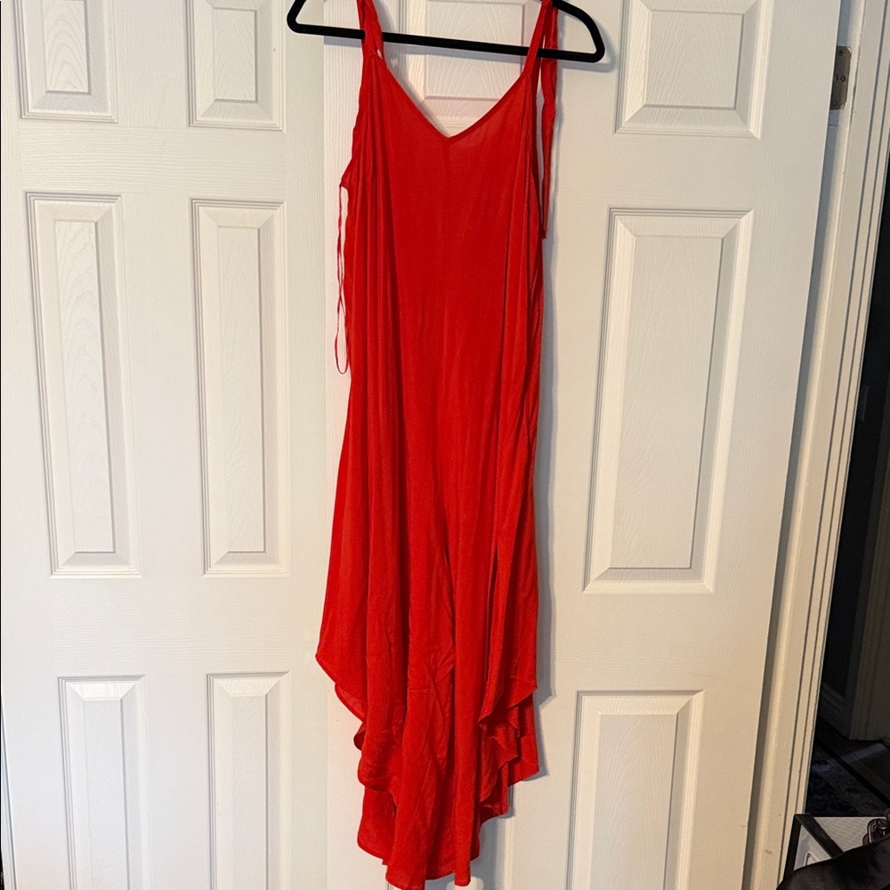 Vince Camuto Vibrant Red Jumpsuit